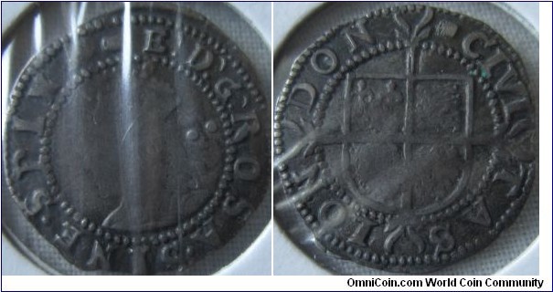 Elizabeth I 6th Issue Hlafgroat, Bust 6E BCW TN-1:a1