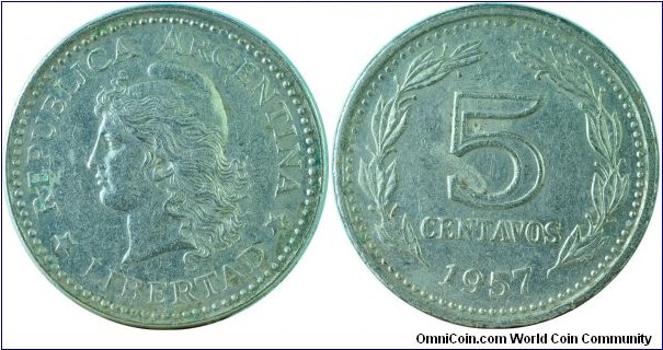 Argentina5Centavos-km53-1957