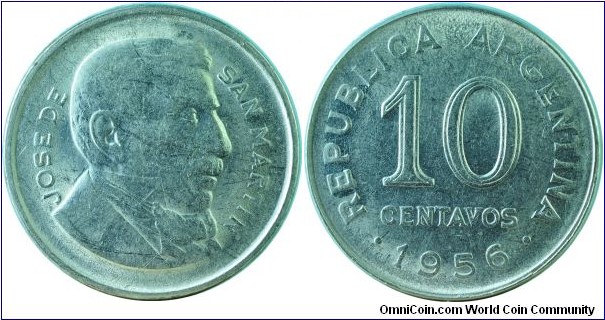 Argentina10Centavos-km51-1956