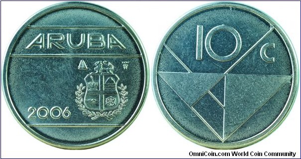 Aruba(Netherlands)10Cents-km2-2006