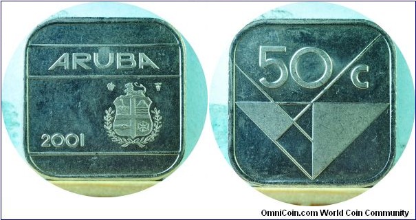 Aruba(Netherlands)50Cents-km4-2001