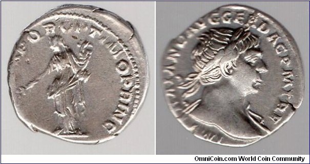 98-117ad Trajan
Denarius
Imp Traiano Avg Ger Dac Pm Trp
Lauriated head
Cos V Pp Spqr Optimo Princ
Felicitas with Caduceus & Cornucopiae
Rome mint