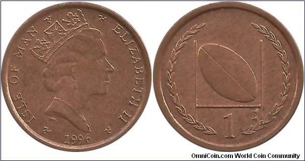 Isle of Man 1 Penny 1996