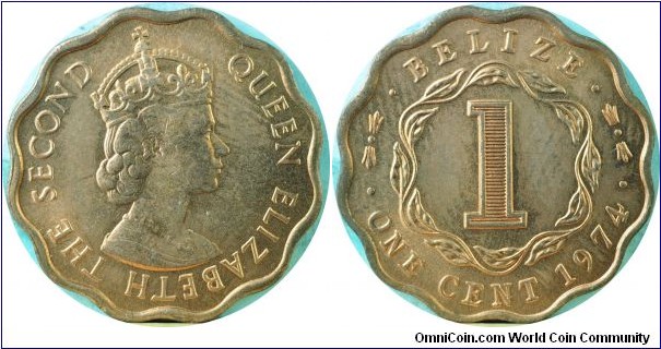 Belize(British)1Cent-km33-1974