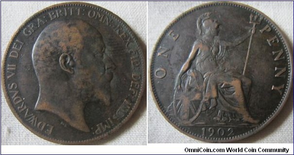 1902 penny, Low Tide in Fine