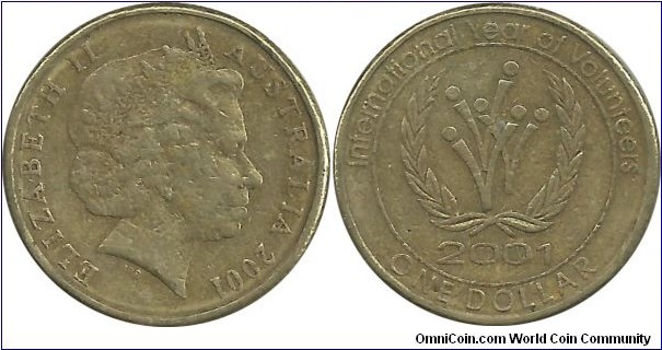 Australia 1 Dollar 2001