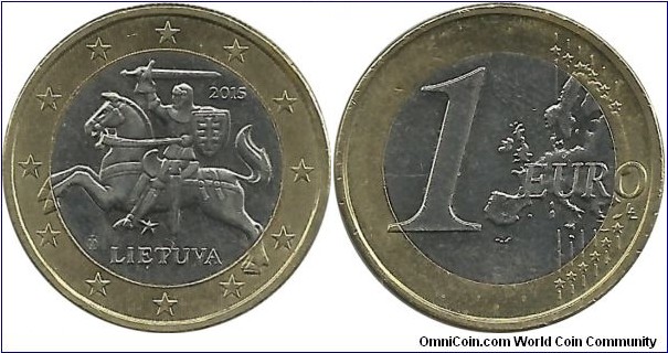 Lietuva 1 Euro 2015