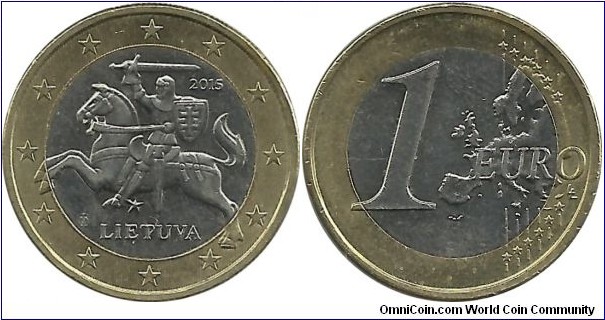 Lietuva 1 Euro 2015