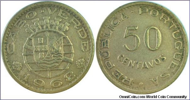 Cape Verde(Portugal)50Centavos-km11-1968