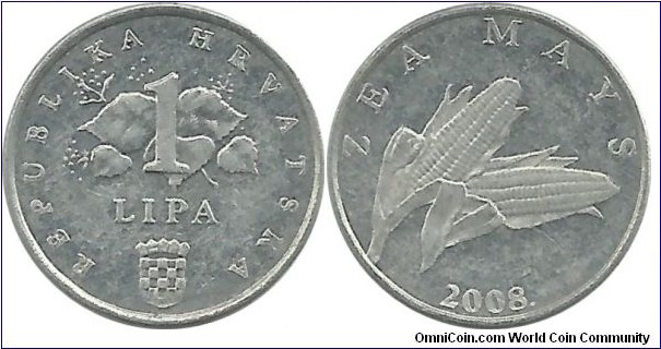 Croatia 1 Lipa 2008 - Latin