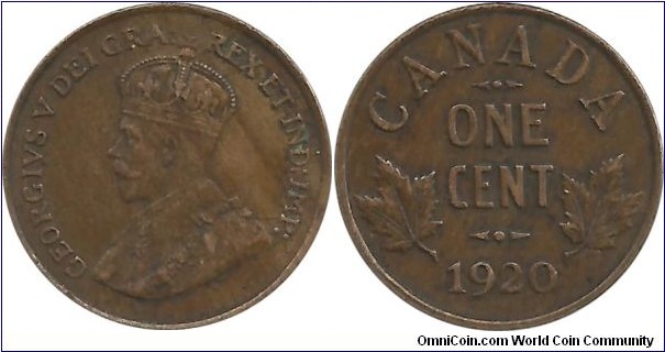 Canada 1 Cent 1920-small