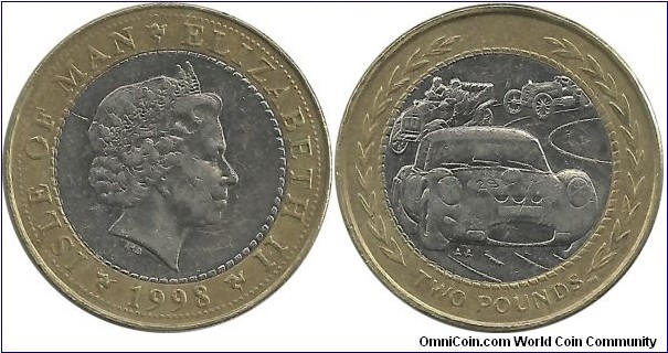 Isle of Man 2 Pounds 1998