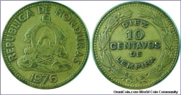 Honduras10Centavos-km76.1a-1976