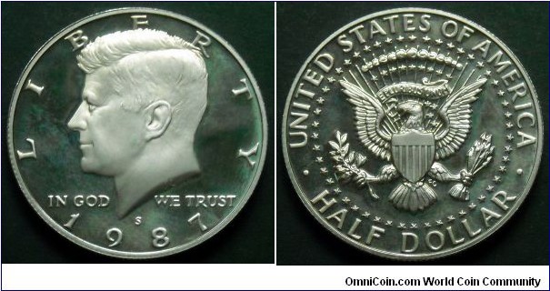 Kennedy Half Dollar 1987 (S) Proof