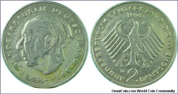 Germany2Mark-Heuss-kma127-1976