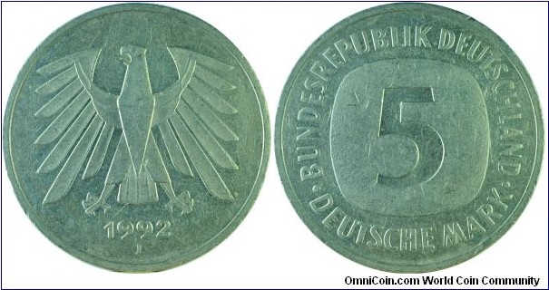 Germany5Mark-km140.1-1992