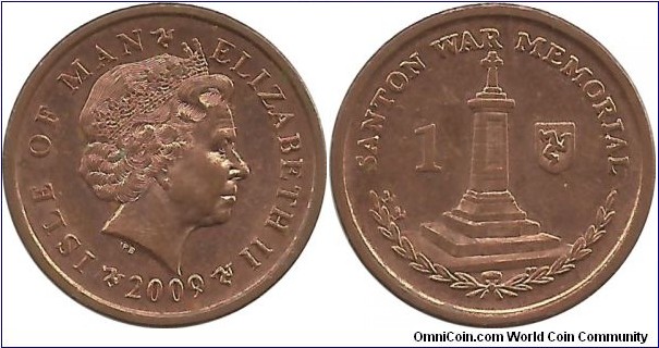 Isle of Man 1 Penny 2009