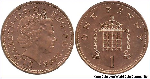 U.Kingdom 1 Penny 2005