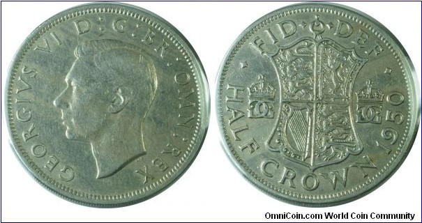 UK0.5Crown-km879-1950