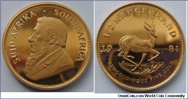 1/2 oz Gold Coin