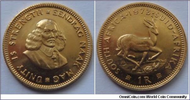 Gold R1 Coin