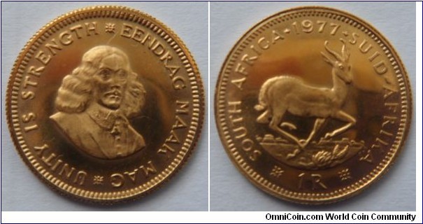 Gold R1 Coin