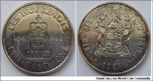 Les Hugenots
Silver R1 Coin
Silver toning
9028 mintage