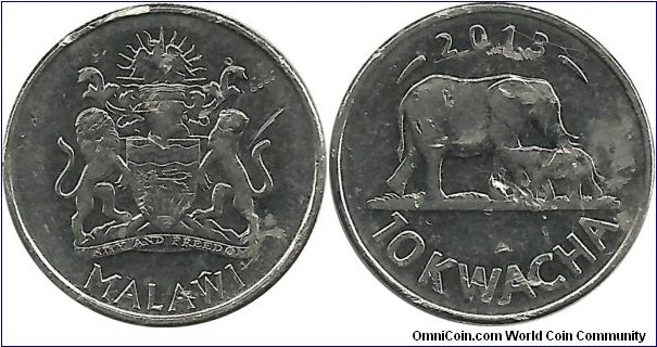 Malawi 10 Kwacha 2013