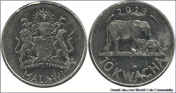 Malawi 10 Kwacha 2013