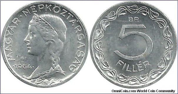 PRHungary 5 Filler 1964