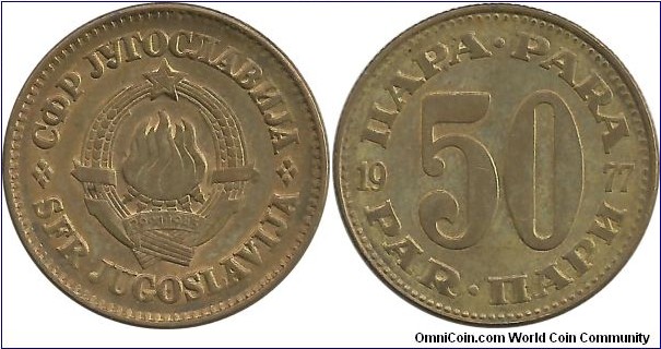 Yugoslavia 50 Para 1977