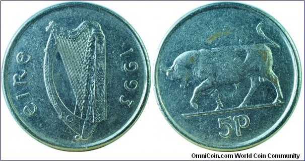 Ireland5Pence-km28-1993