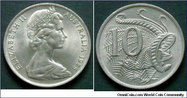 Australia 10 cents.
1975