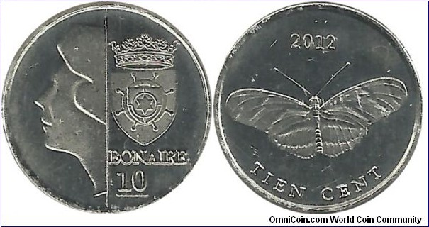 FantasyCoins-Bonaire Island 10 Cents 2012