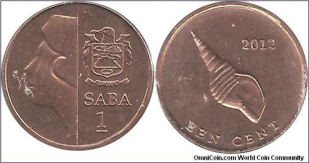 FantasyCoins-Saba Island 1 Cent 2012