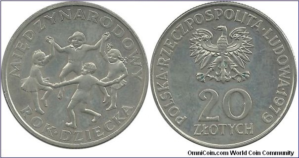 PolandComm 20 Zlotych 1984-International Year of the Child