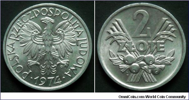 Poland 2 złote.
1974