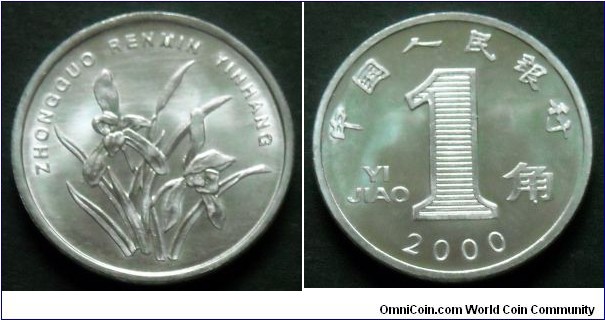 China 1 jiao.
2000