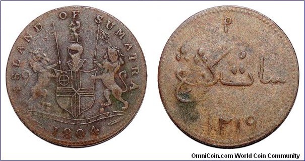 SUMATRA~1 Keping 1219 AH/1804 AD