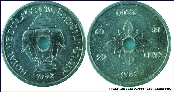 Laos20Cents-km5-1952