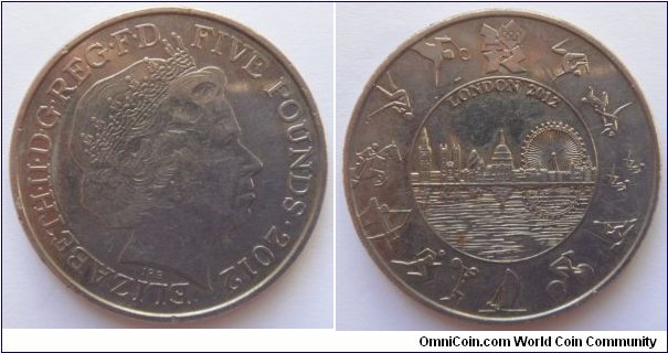 London 2012 5 Pound