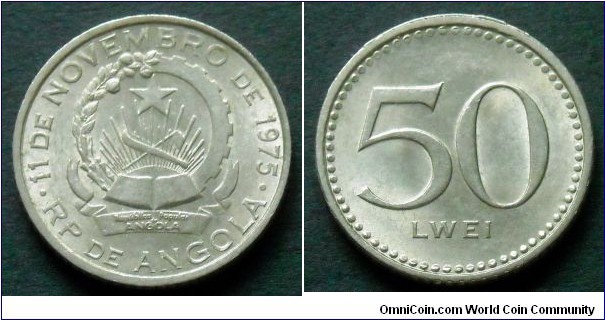 Angola 50 lwei.
ND (1977)