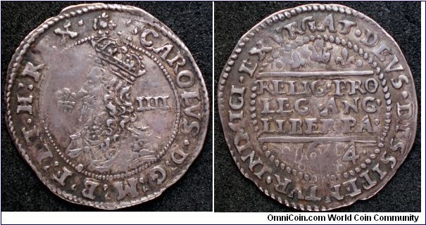 Charles I Oxford groat. North 2462