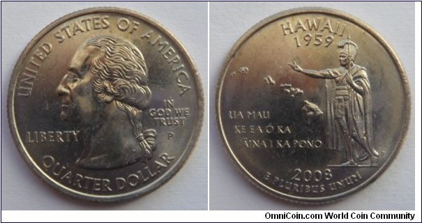 Quarter Dollar
Hawaii