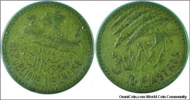 Lebanon10Piastres-km22-1955