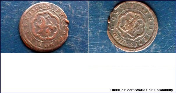 Scarce 1599 Spain 4 Maravedis MB#13 Philip III Lion & Castle Nice Grade Lot# D26 
Go Here:

http://stores.ebay.com/Mt-Hood-Coins