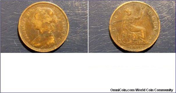 1890 Great Britain 1/2 Penny KM#754 Queen Victoria Nice Grade Circulated Go Here:

http://stores.ebay.com/Mt-Hood-Coins