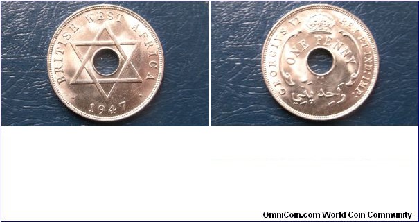 1947 British West Africa Penny KM#19 George VI Nice Gem BU 30.5mm Go Here:

http://stores.ebay.com/Mt-Hood-Coins
