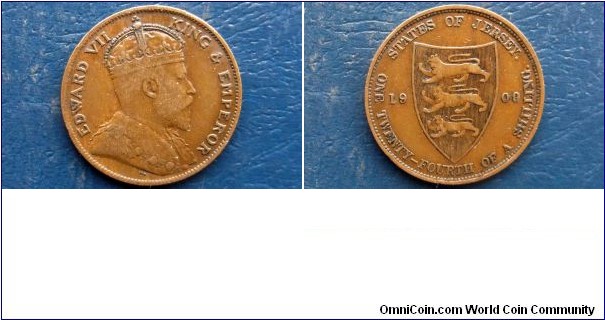 Scarce 1909 Jersey 1/24 Shilling KM# 9 Edward VII Shield Type Nice Grade Go Here:

http://stores.ebay.com/Mt-Hood-Coins