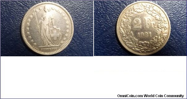 .835 Silver 1921-B Switzerland 2 Francs Standing Helvetia Lance Nice Circ Go Here:

http://stores.ebay.com/Mt-Hood-Coins